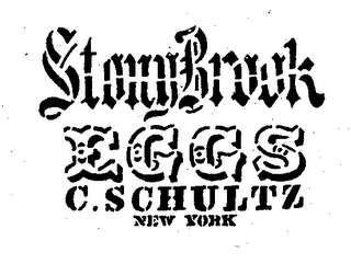 STONYBROOK EGGS C. SCHULTZ NEW YORK logo