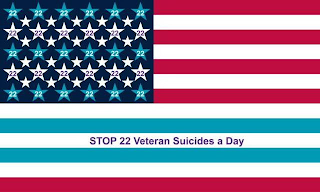 STOP 22 VETERAN SUICIDES A DAY logo