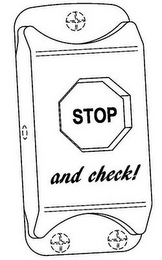 STOP AND CHECK! logo