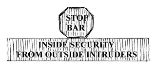 STOP BAR INSIDE SECURITY FROM OUTSIDE INTRUDERS logo
