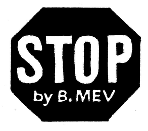 STOP BY B. MEV logo