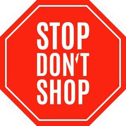 STOP DON'T SHOP logo