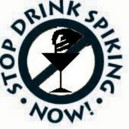 STOP DRINK SPIKING NOW! logo