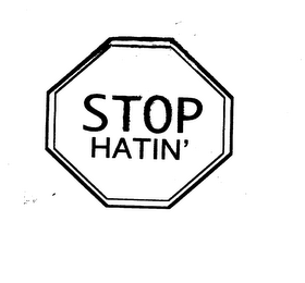 STOP HATIN' logo