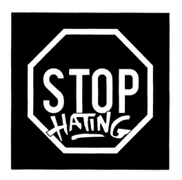 STOP HATING logo