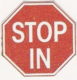 STOP IN logo