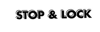 STOP & LOCK logo
