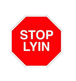 STOP LYIN logo