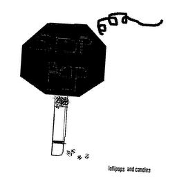 STOP POP LOLLIPOPS AND CANDIES logo