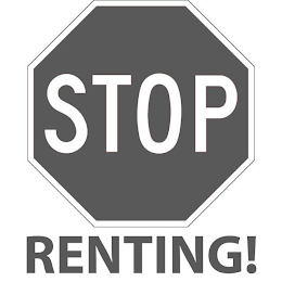STOP RENTING! logo