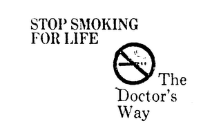 STOP SMOKING FOR LIFE THE DOCTOR'S WAY logo