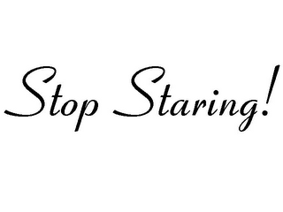STOP STARING! logo