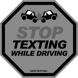 STOP TEXTING WHILE DRIVING SAFE TEXT INC. logo
