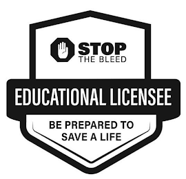 STOP THE BLEED EDUCATIONAL LICENSEE BE PREPARED TO SAVE A LIFE logo