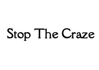 STOP THE CRAZE logo