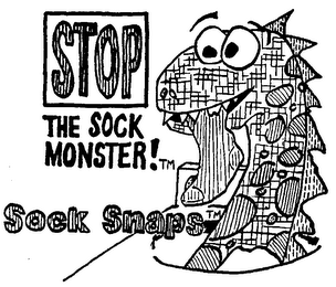 STOP THE SOCK MONSTER! SOCK SNAPS logo