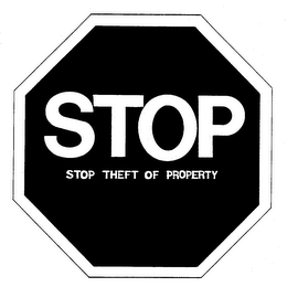 STOP THEFT OF PROPERTY logo