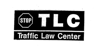 STOP TLC TRAFFIC LAW CENTER logo