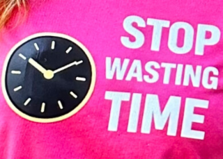 STOP WASTING TIME logo