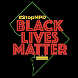 #STOPMPD BLACK LIVES MATTER logo