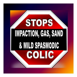 STOPS IMPACTION, GAS, SAND & MILD SPASMODIC COLIC logo