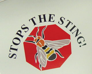 STOPS THE STING! logo