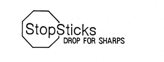 STOPSTICKS DROP FOR SHARPS logo