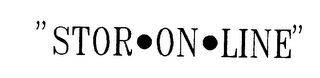 "STOR-ON-LINE" logo