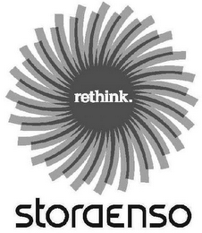STORAENSO RETHINK. logo