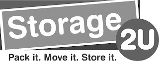 STORAGE 2U PACK IT MOVE IT STORE IT logo