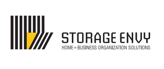 STORAGE ENVY HOME + BUSINESS ORGANIZATION SOLUTIONS logo