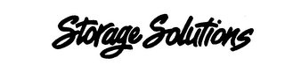STORAGE SOLUTIONS logo
