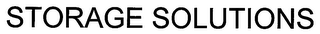 STORAGE SOLUTIONS logo