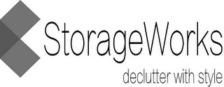 STORAGEWORKS DECLUTTER WITH STYLE logo