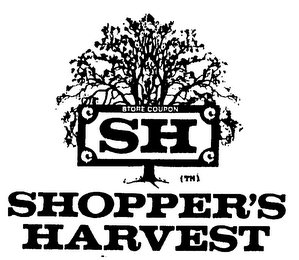 STORE COUPON SH SHOPPER'S HARVEST logo