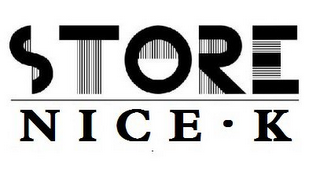STORE NICE · K logo