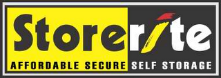 STORERITE AFFORDABLE SECURE SELF STORAGE logo