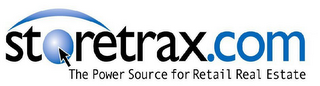 STORETRAX.COM THE POWER SOURCE FOR RETAIL REAL ESTATE logo