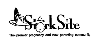 STORK SITE THE PREMIER PREGNANCY AND NEW PARENTING COMMUNITY logo