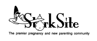 STORK SITE THE PREMIER PREGNANCY AND NEW PARENTING COMMUNITY logo