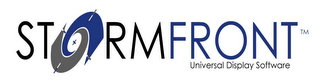 STORMFRONT, UNIVERSAL DISPLAY SOFTWARE logo