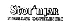 STOR'N JAR STORAGE CONTAINERS logo