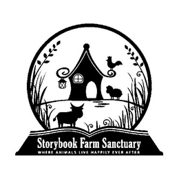 STORYBOOK FARM SANCTUARY WHERE ANIMALS LIVE HAPPILY EVER AFTER logo