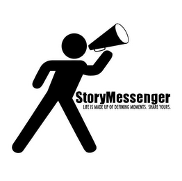 STORYMESSENGER LIFE IS MADE UP OF DEFINING MOMENTS SHARE YOURS logo