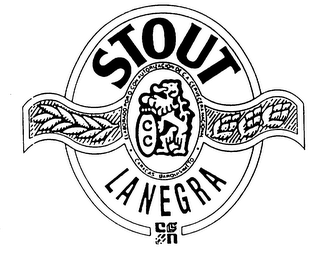 STOUT ELABORADO POR O CON AUTORIZACION DE C A CERVECERA NACIONAL CARACAS BARQUISIMETO LA NEGRA logo