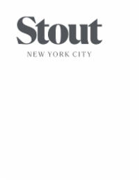 STOUT NEW YORK CITY logo