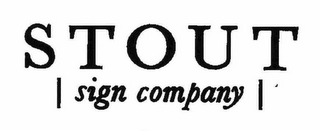 STOUT SIGN COMPANY logo