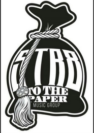 STR8 TO THE PAPER MUSIC GROUP logo