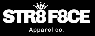 STR8F8CE APPAREL CO logo