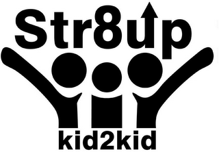 STR8UP KID2KID logo